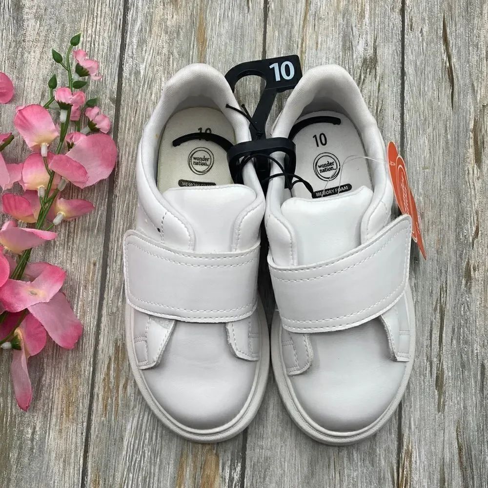 Toddler Girls White Chunky Sneakers Shoes Size 19